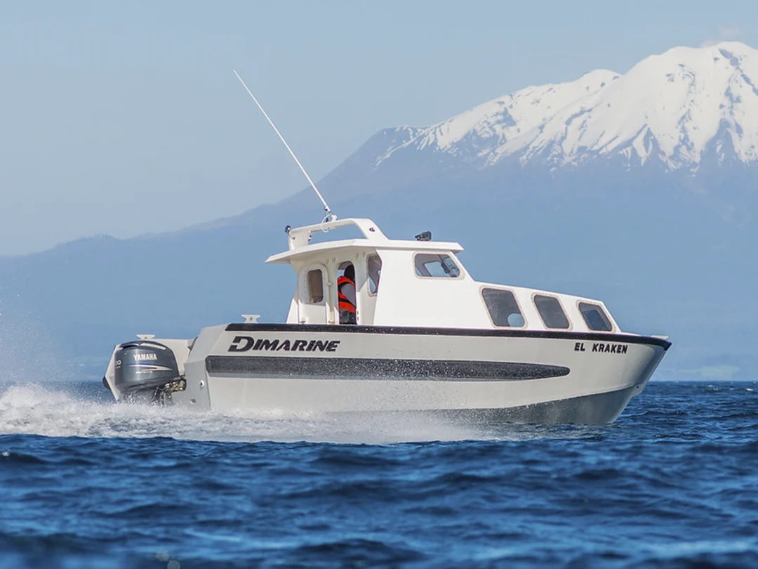 Embarcación HDPE 8.0 MT Dimarine con cabina corta