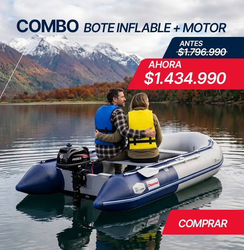 Combo bote Dimarine más motor